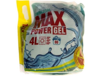 Max Power prací gel Universal náplň 4L