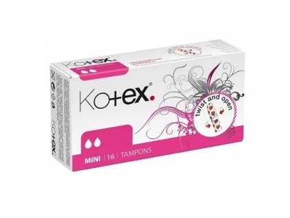 1314901 kotex tampony mini 16ks