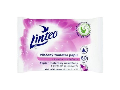 1322641 linteo vlhceny toaletni papir s kyselinou mlecnou 60 ks