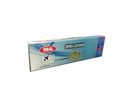 1322926 vibal sacek zip uskladnovaci 25 ks 3 litry