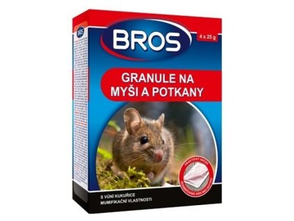 1324126 bros granule na mysi a potkany 140g