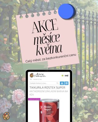 Akce měsíce května 🎯 Tikkurila Rostex Super – spolehlivý základ pro každý kov 🛠️ Hledáš barvu, která ochrání kov opravdu...
