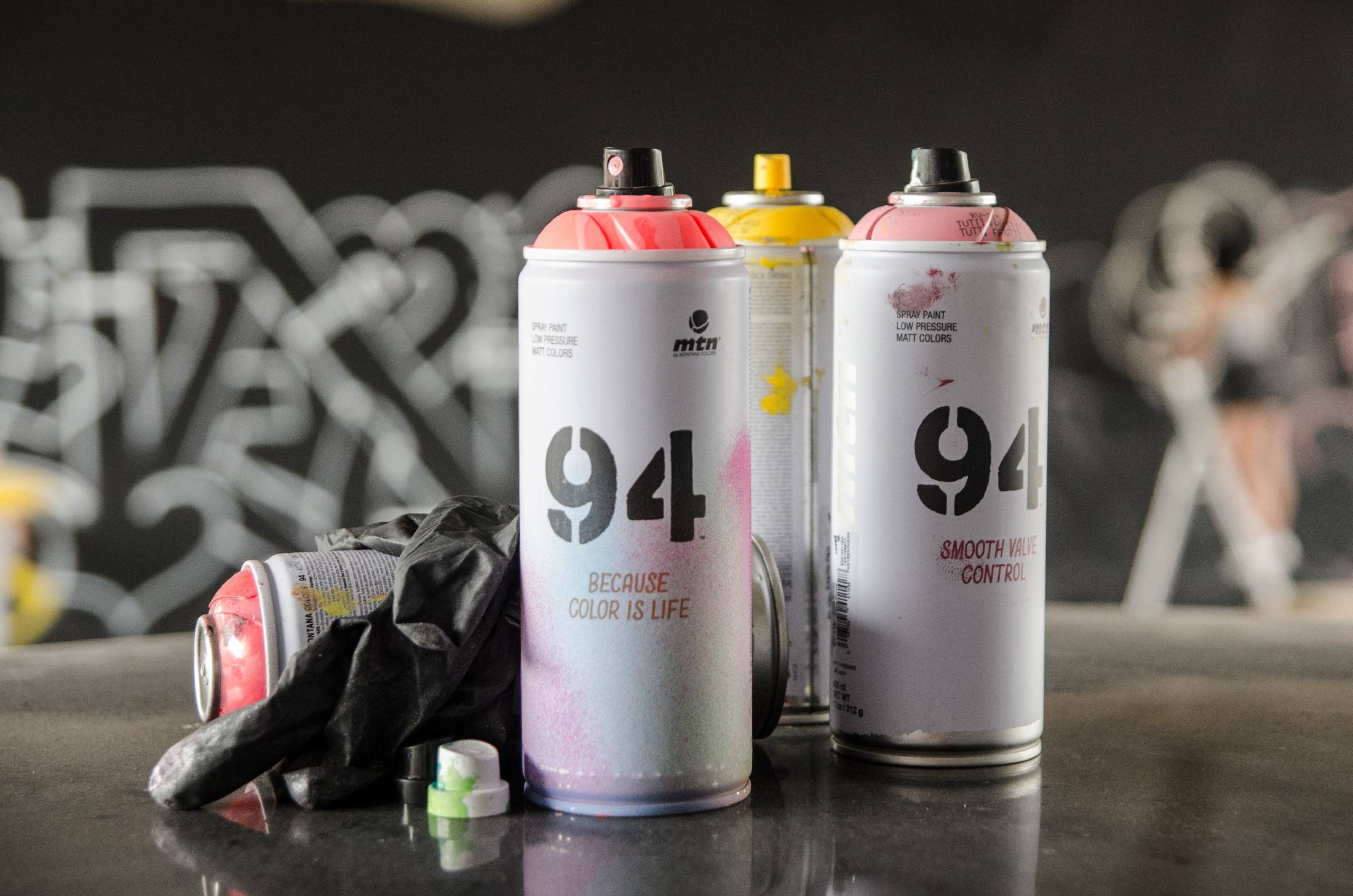 MTN 94 spray paint - matné barvy ve spreji