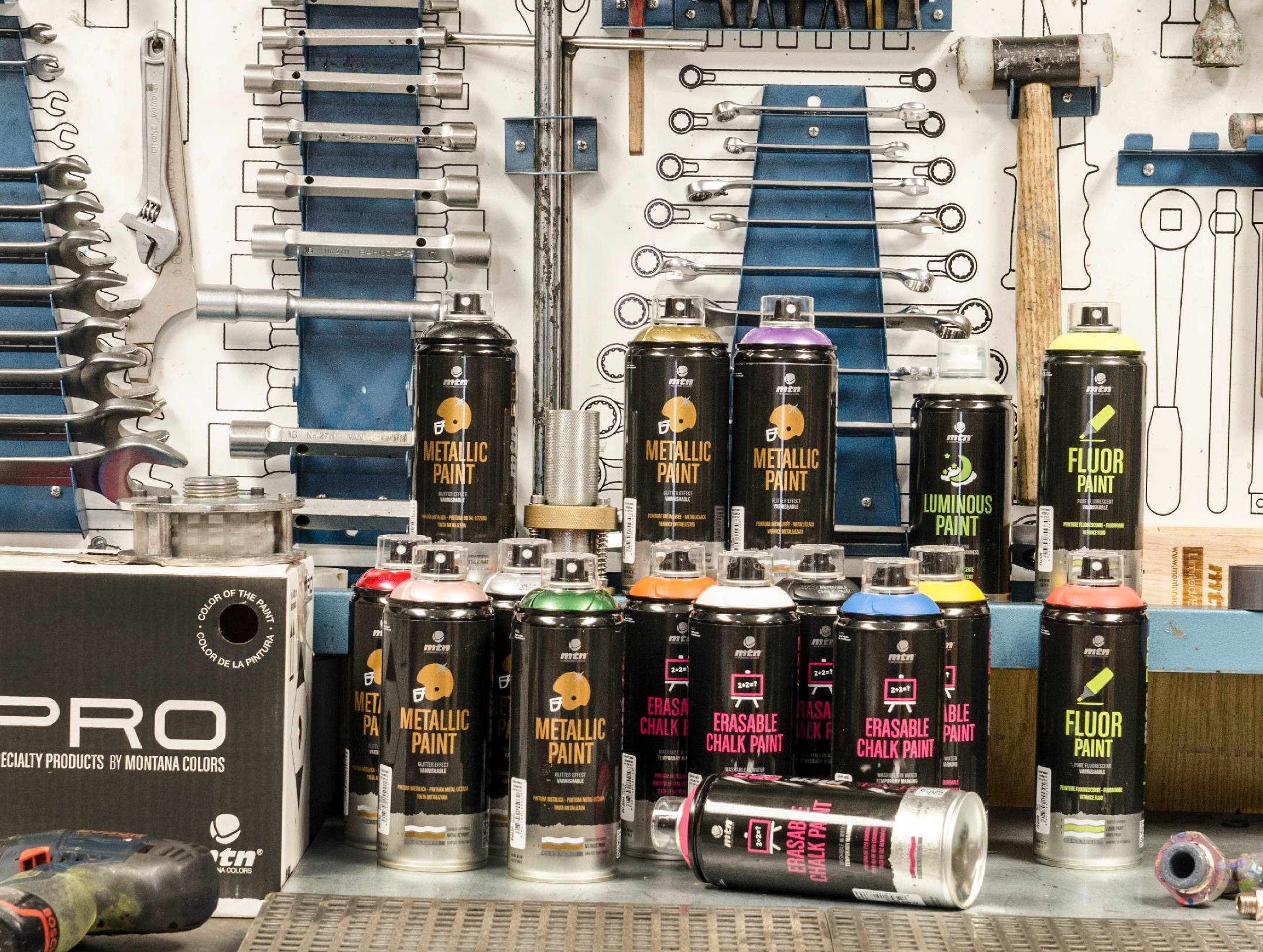 MTN PRO - metalické spreje a barevné metalízy