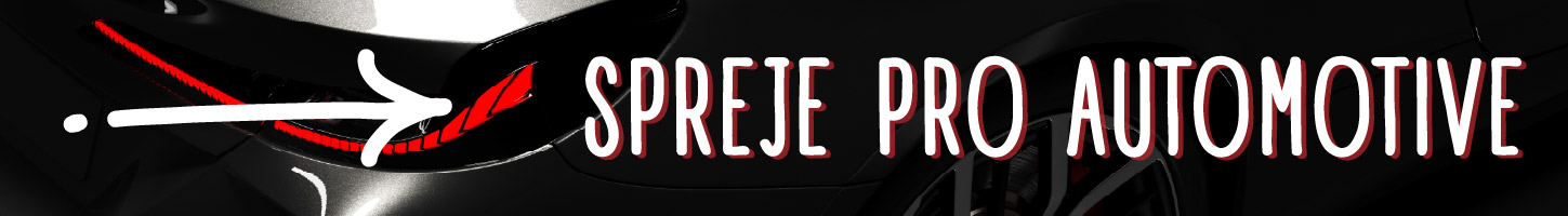 Spreje pro automotive