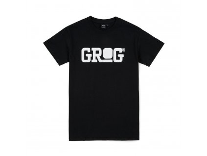 grog classic logo t shirt black