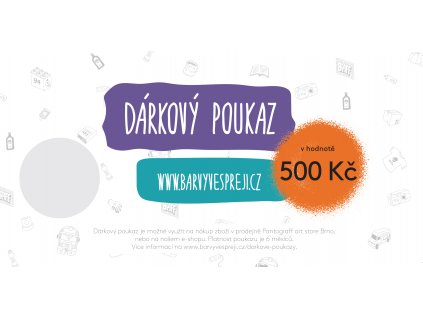 darkovy poukaz 500