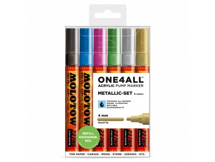 Molotow One4all 227hs metallic 6 set  Výhodné balení