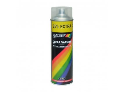 Motip bezbarvý akrylový autolak 500 ml - mat  Matný