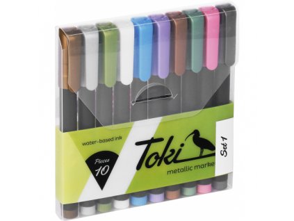 Toki Metallic marker 10 set  Výhodné balení