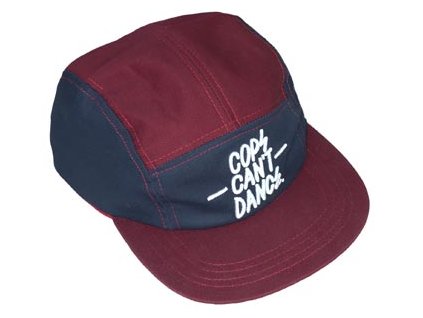 mr serious cops cant dance snapback weinrot blau 120 medium 0