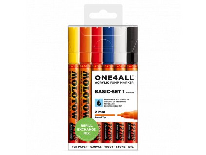 Molotow One4all 127hs basic 6 set A  Výhodné balení