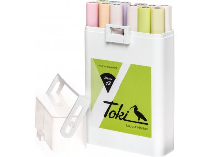 Toki Layout marker 12 set pastel