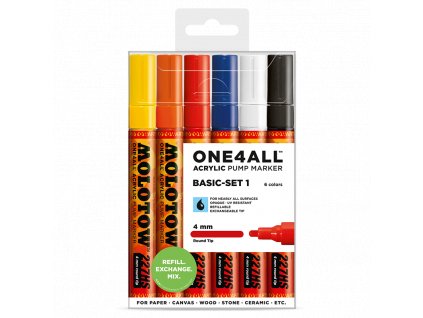Molotow One4all 227hs basic 6 set A  Výhodné balení