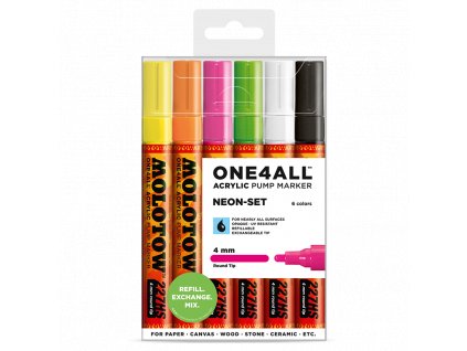 Molotow One4all 227hs neon 6 set  Výhodné balení