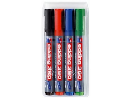 edding 360 refillable whiteboard marker with round nib pack