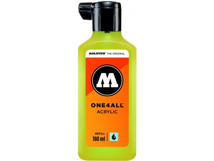 Molotow One4all náplň 180 ml - neon yellow  Žlutá
