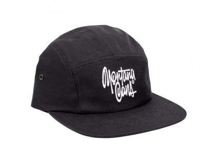 MONTANA CANS 5 PANEL CAP SHAPIRO TAG BLACK 600x600