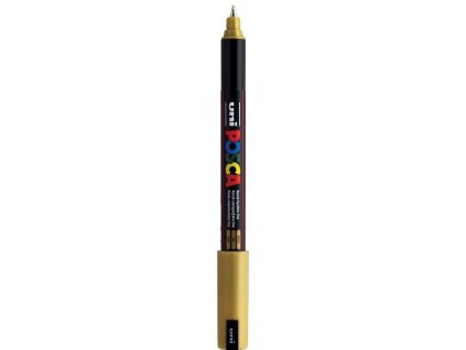Uni Posca PC-1mr - zlatá