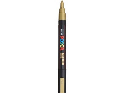 Uni Posca PC-3m - zlatá