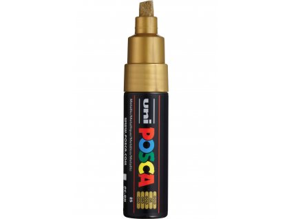 Uni Posca PC-8k - zlatá