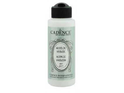Cadence Akrylový lak matný 120 ml  Transparentní lak