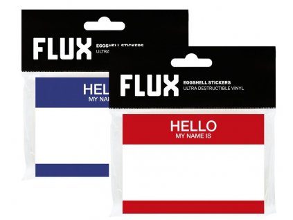 FLUX Eggshell Stickers 50 pcs Hello My Name Is Blue All 5274 13 600x600