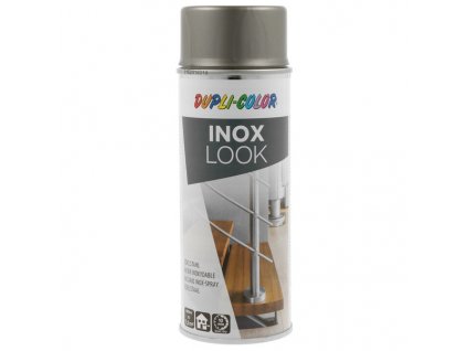 Dupli color Inox look  400 ml  Vzhled nerezi