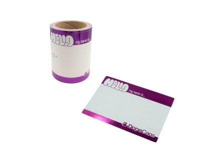 Wlepki Dope Hello My Name Is Violet Metallic