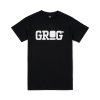 grog classic logo t shirt black