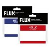 FLUX Eggshell Stickers 50 pcs Hello My Name Is Blue All 5274 13 600x600
