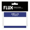 FLUX Eggshell Stickers 50 pcs Hello My Name Is Blue All 5274 13 600x600