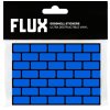flux eggshell stickers 50 pcs bricks cyan all 5427 7