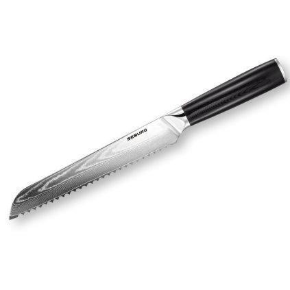 Nůž na pečivo Seburo SARADA Damascus, 19,5 cm