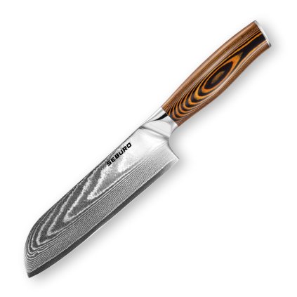 Santoku nůž Seburo SUBAJA Damascus, 17,5 cm