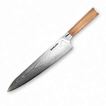 Šéfkuchařský nůž Seburo HOKORI Damascus, 25 cm