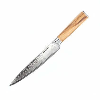 Plátkovací nůž Seburo HOKORI Damascus, 20 cm