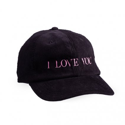 DASEY HILL: dad cap I LOVE YOU cord black