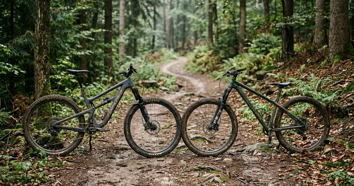 Celoodpružené kolo (Full) vs. Pevňák (Hardtail) – co si vybrat na české traily?