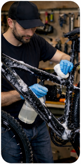 Čištění kola před jarní sezonou