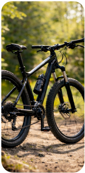 Čisté kolo připravené na jarní vyjížďku