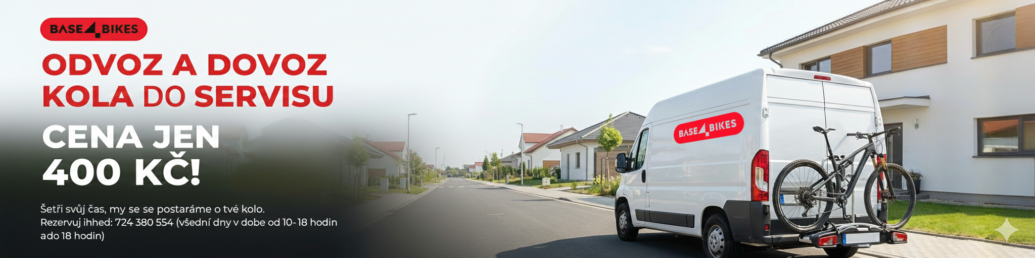 Doprava kol na servis - od 400 Kč!