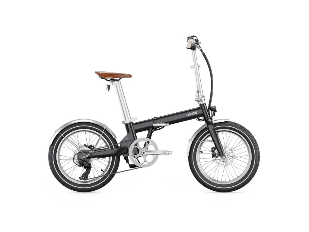 EOVOLT Skládací elektrokolo Afternoon V3 20" Vintage edition (Barva Modrá/Černá, Modrá)