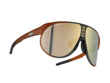 Brýle Titan, rámeček Crystal Caramel/black Matt, skla Mirror Bronze CAT 3