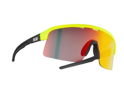 Brýle Arrow 2.0 , rámeček Yellow/black Matt, skla Mirror RED CAT 3