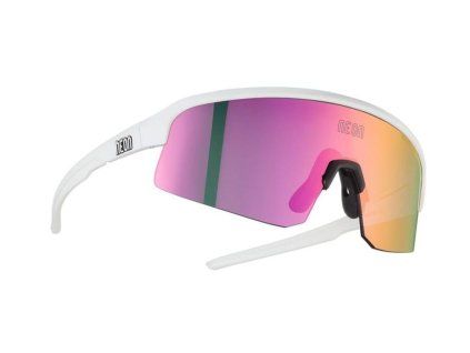 Brýle Viper, rámeček White, skla Mirror Violet CAT 3