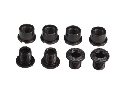 RACE FACE náhradní díl CHAINRING BOLT(4)/NUT(4) PACK STEEL