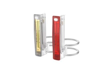 Sada světel Knog Plus Twinpack - Translucent
