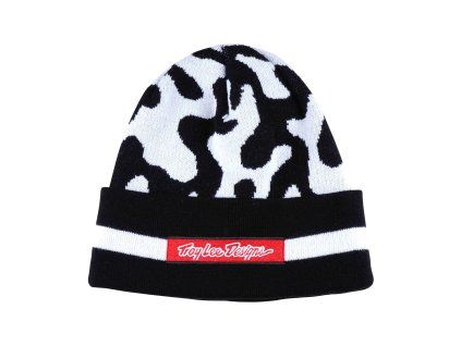 TroyLee Designs ČEPICE FLOW CAMO BLACK / WHITE