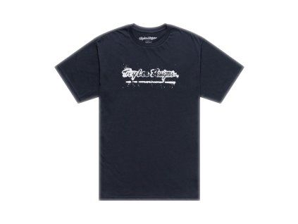 TroyLee Designs TRIKO S KRÁTKÝM RUKÁVEM REPEAT BLACK (Velikost S)
